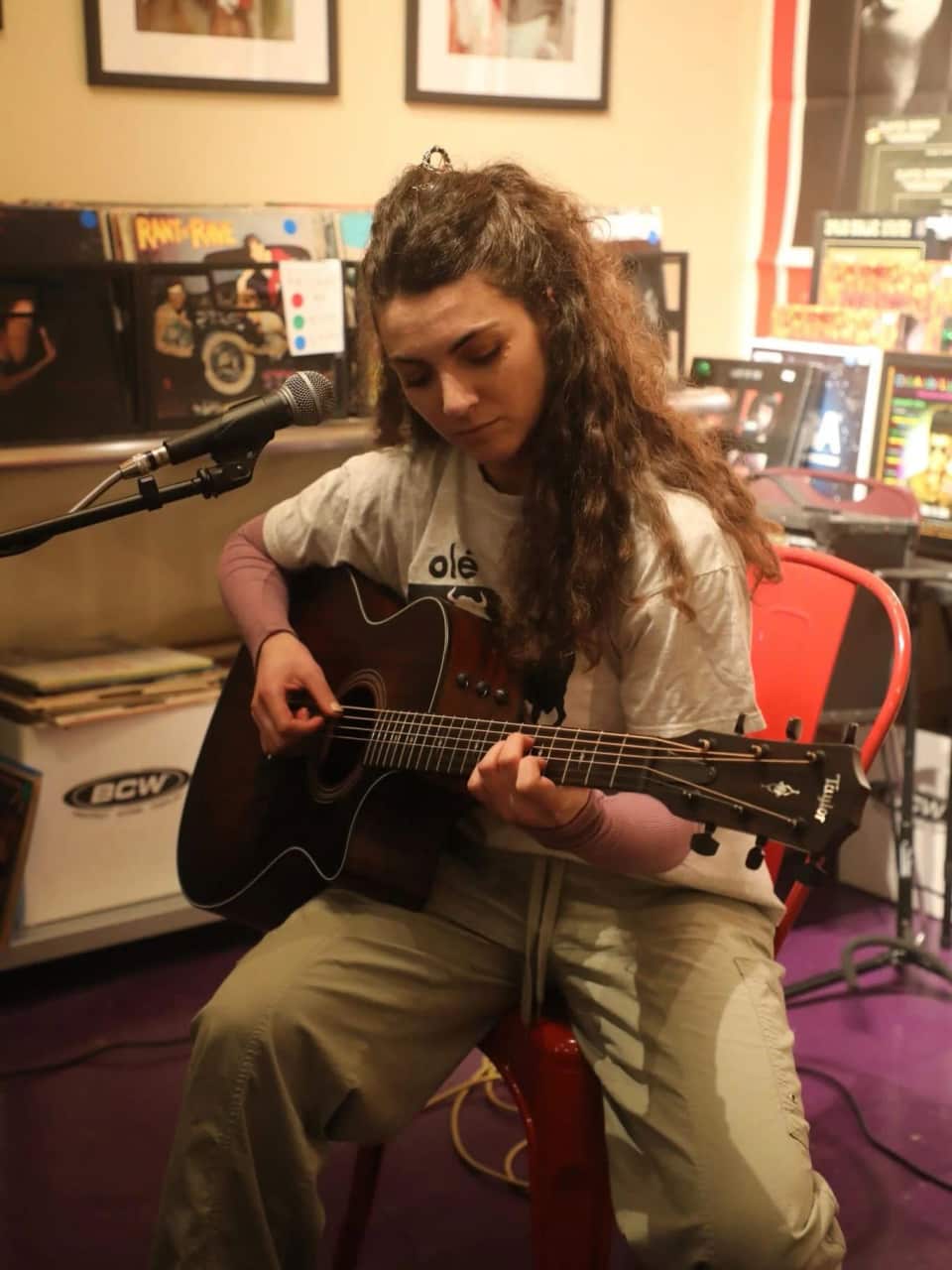 Between songs